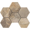 mozaika-ceramiczna-baerwolf-KEG-20060-heksagon-rustykalna-jasny-kamien-topaz-bialystok